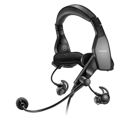 FAA TSO-zertifizierte Bodenunterstützungseinrichtung für Flugzeuge Bose Proflight Serie 2 Piolt Headset